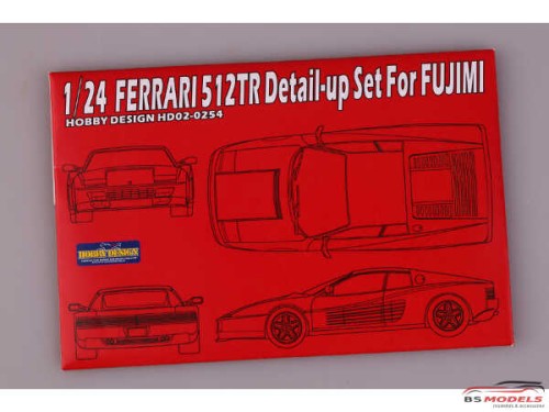 HD020254 Ferrari 512TR detail set for FUJ  (PE+resin) Multimedia Accessoires
