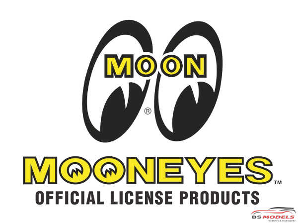 HME052 MOONEYES license plate frames + plates Etched metal Accessoires