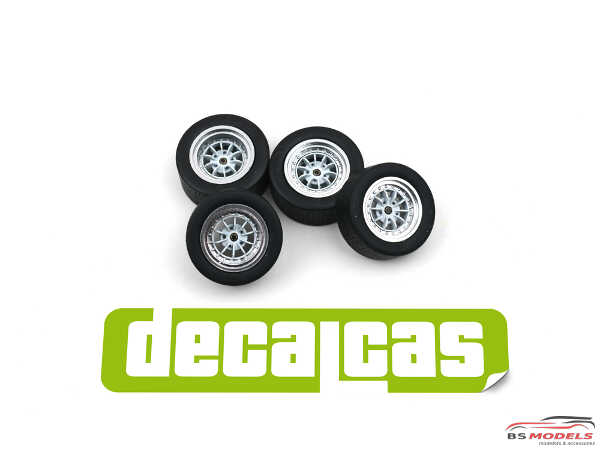 DCLPAR002 Conrero set up 1 Braid serie 1 D155 - Rally rims 15 inc + lights Resin Accessoires