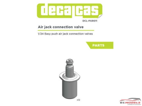 DCLPAR011 Air Jack connection valve  12 pcs Resin Accessoires