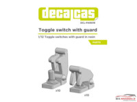 DCLPAR019 Toggle switch with guard   10 + 10 pcs Resin Accessoires