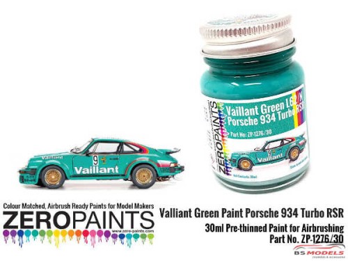 ZP1276-30 Valliant Green Paint  (Porsche 934)  30ml Paint Material