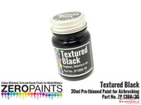 ZP1388-30 Black Textured Paint  30ml Paint Material