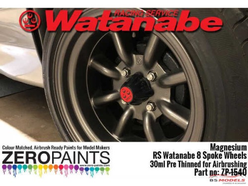 ZP1540 Magnesiul Paint for RS Watanabee 8 spoke wheels 30ml Paint Material
