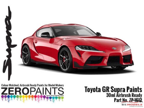 ZP1612-6 Toyota GR Supra Prominence Red Paint 30ml Paint Material