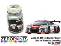 ZP1637 Audi R8 LM GT3 Silver Paint  30ml Paint Material