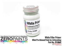 ZP3047 Airbrushing White Primer / Micro Filler  60ml Paint Material