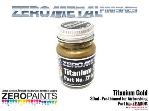 ZPM1011 Zero Metal Titanium Gold Paint 30ml Paint Material