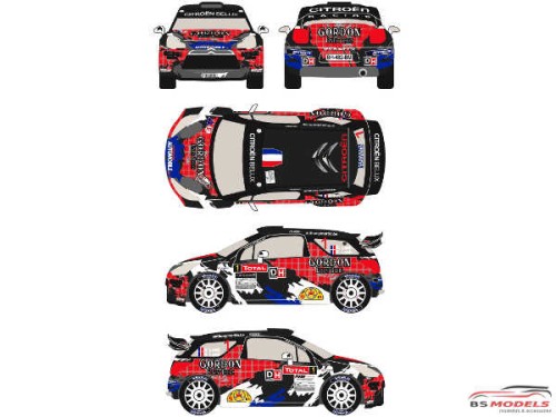 Citroen DS3 WRC (80758) en 1:24 - Heller