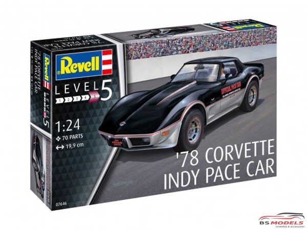 REV07646 1978 Corvette Indy Pace Car Plastic Kit