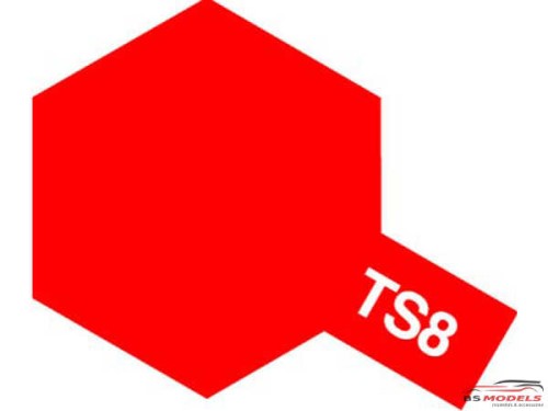 TAM85008 TS-8  Italian Red Paint Material