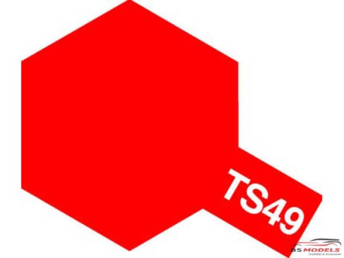 TAM85049 TS-49  Bright Red Paint Material