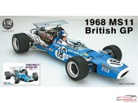 EBR13001 Matra MS11  1968 British GP Plastic Kit