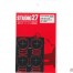 STU27FP24220 Gr. C-car Tyre Template C  (Dunlop) 1990 - Etched metal Accessoires