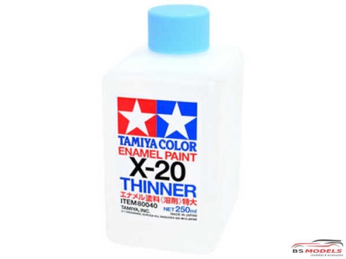 TAM80040 X-20  Enamel Thinner  250ml Paint Material