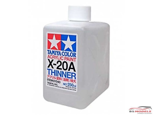 TAM81040 X-20A  Acrylic Thinner  250ml Paint Material