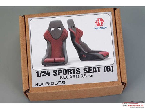 HD030559 Sports Seats (G) Recaro RS-G (resin+PE+decals) Multimedia Accessoires