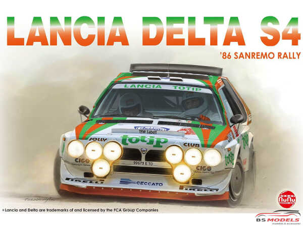 PN24005 Lancia Delta S4  TOTIP  San Remo 1986 rally Plastic Kit