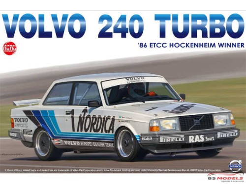 PN24013 Volvo 240 Turbo ETCC  1986 Hockenheim winner Plastic Kit