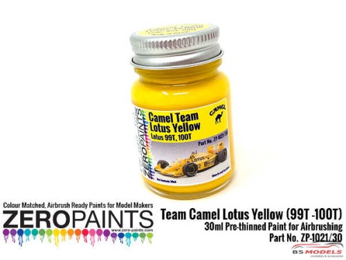 ZP1021-30 Team Camel Lotus Yellow (99T-100T Paint 30ml Paint Material
