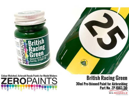 ZP1087-30 British Racing Green - BRG (solid) Paint 30ml Paint Material