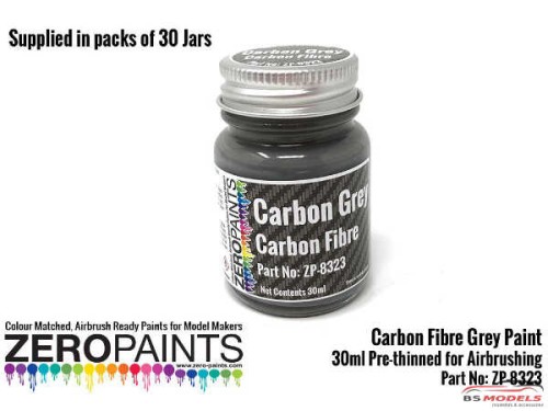 ZP1323-30 Carbon Grey Paint 30ml Paint Material