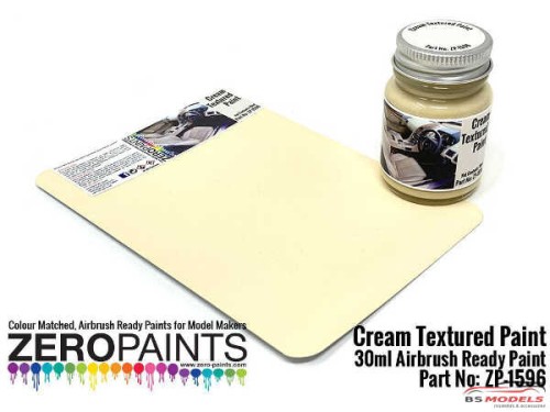 ZP1596 Cream Textured Paint 30ml Paint Material