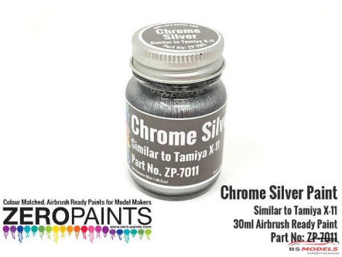 ZP7009 Chrome Silver Paint 30ml (similar to X-11) Paint Material
