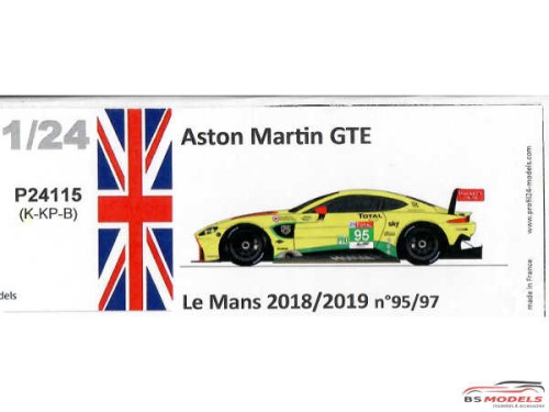 P24115K Aston Martin GTE Le Mans 2019/2019 Resin Kit