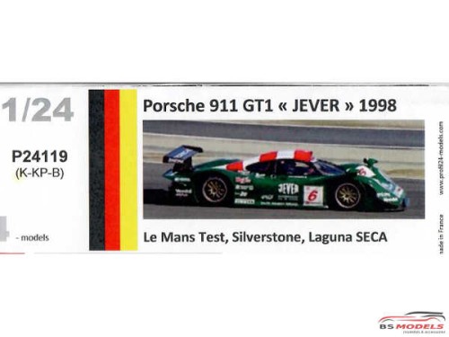 P24119K Porsche 911 GT1 "Jever"  1998 Le Mans test