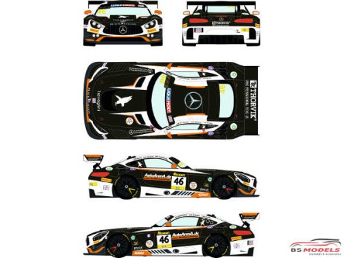 RDE24039 Mercedes AMG GT3  #46  Liqui Moly 12h of Bathurst 2020 Waterslide decal Decal