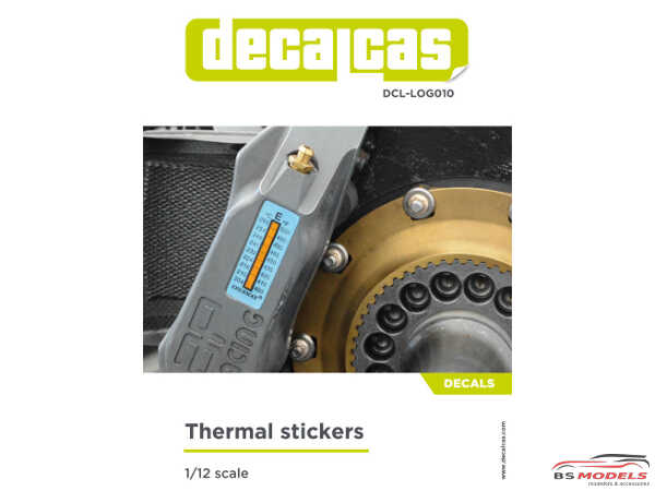 DCLLOG010 Thermal stickers (1/12) Waterslide decal Decal