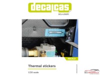 DCLLOG011 Thermal stickers (1/20) Waterslide decal Decal