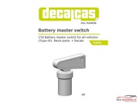 DCLPAR026 Battery Master Switch  (6pcs) Resin Accessoires