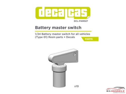 DCLPAR027 Battery Master Switch  (10pcs) Resin Accessoires