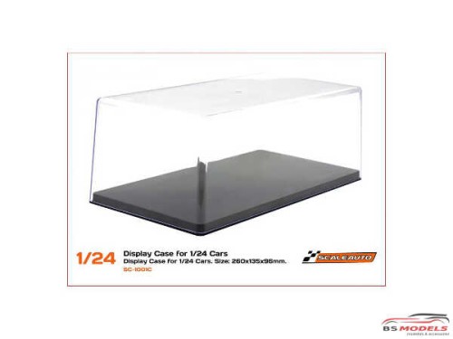 SC1001c Display case for 1/24 cars Plastic Accessoires