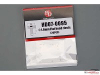 HD070095 1.0 mm Flat Head Rivets  (20pcs) Multimedia Accessoires