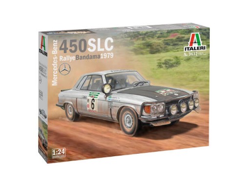 ITA3632S Mercedes 450 SLC Rally Bandama 1979 Plastic Kit