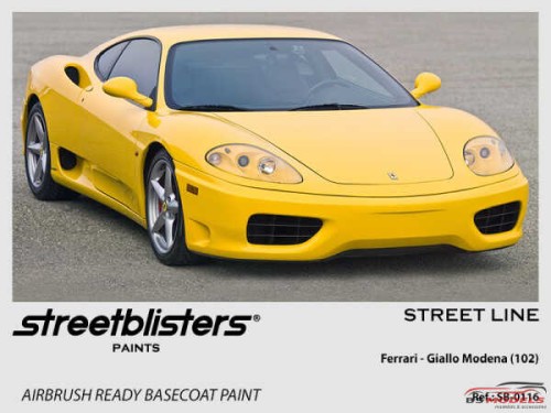 SB300116 Ferrari - Giallo Modena (102) Paint Material