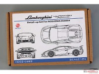 HD020393 Lamborghini Huracan Performante detail set  (For AOS 056004) (PE+resin+metal logo) Multimedia Accessoires