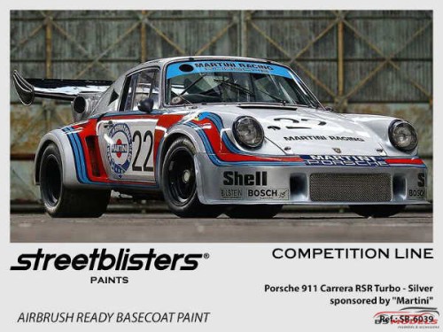 SB306039 Porsche 911 RSR "Martini Silver"  30ml Paint Material