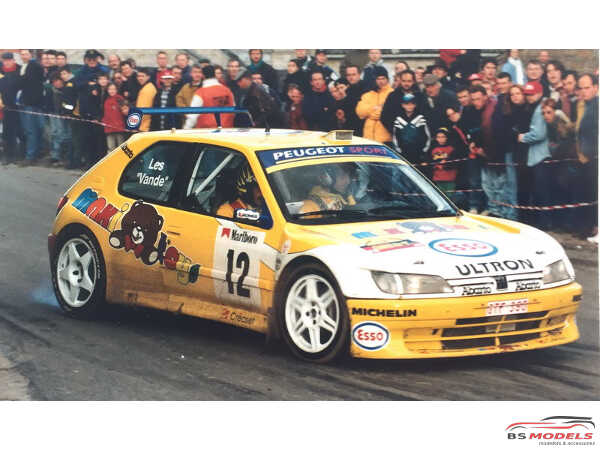 DECALS 1/18 REF 57 PEUGEOT 306 MAXI LOPES RALLYE DU PORTUGAL 1997 RALLY WRC 