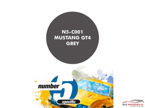 N5C001 Mustang GT4 Grey Paint Material