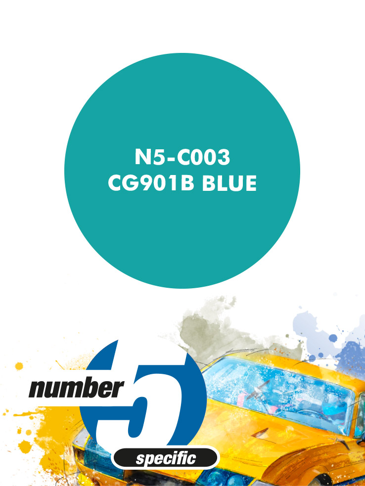 N5C003 CG901B  Blue Paint Material