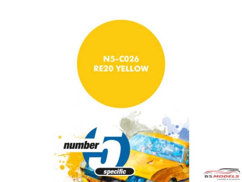 N5C026 RE20 Yellow Paint Material