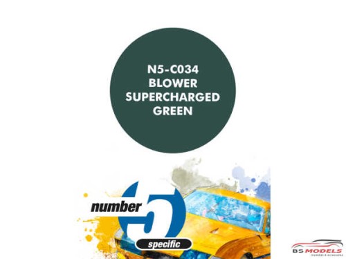 N5C034 Blower Supercharged Green Paint Material