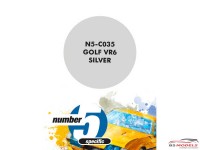 N5C035 Golf VR6 Silver Paint Material