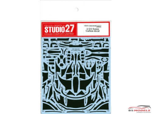 STU27CD24039 Mclaren Senna Carbon decal (for TAM) Waterslide decal Decal