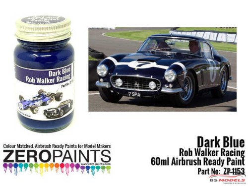 ZP1153 Rob Walker Racing Dark Blue 60ml Paint Material
