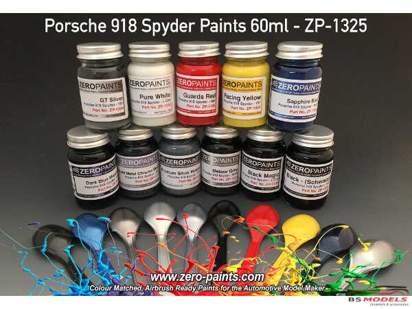 ZP1325-M5J Porsche 918  M5J  Sapphire Blue    60ml Paint Material